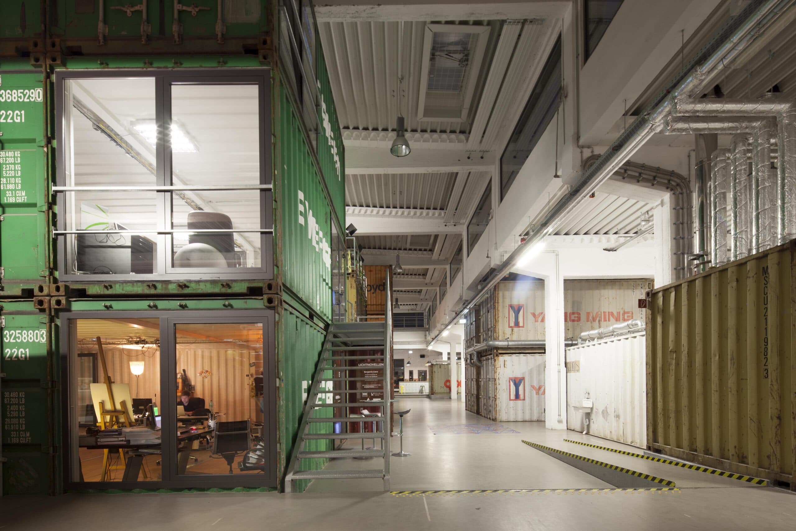 Anticipater Studio im Perfekt Futur, Alter Schlachthof 39 Karlsruhe – Container-Gründerzentrum